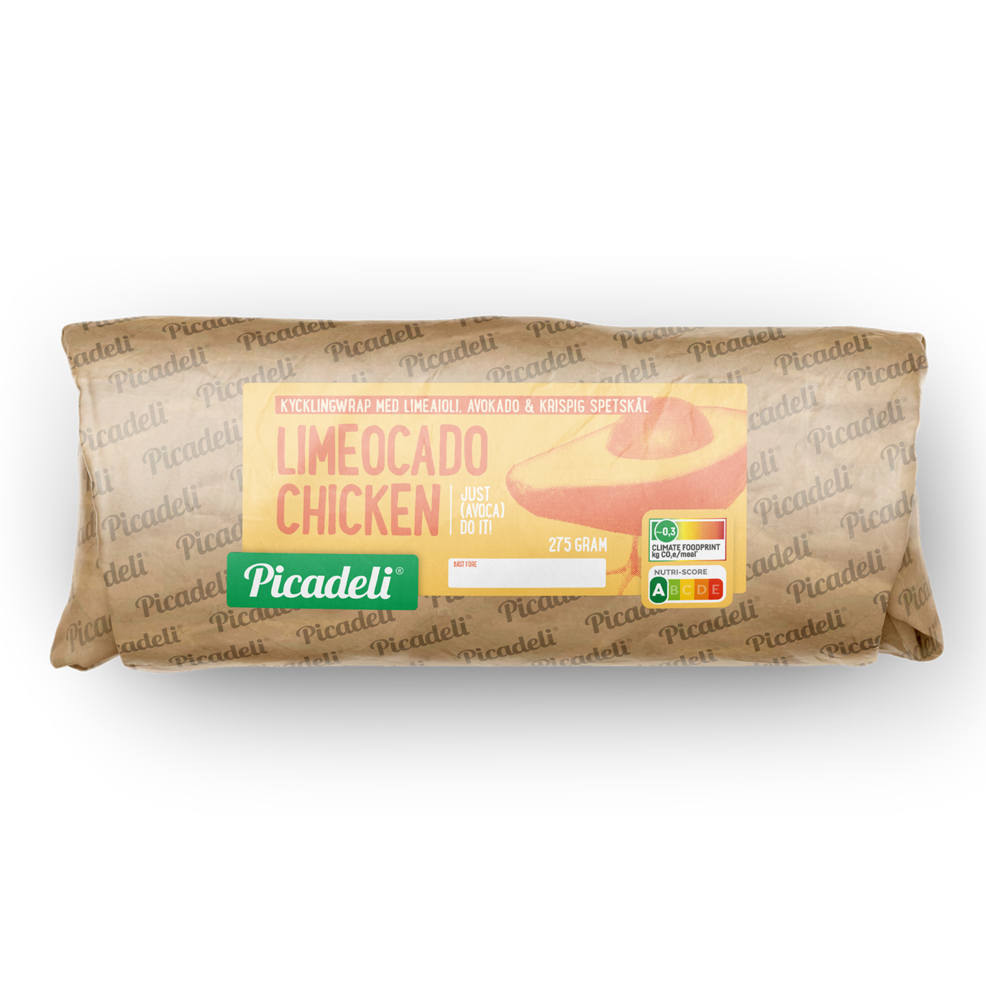 Wrap kyckling avokado